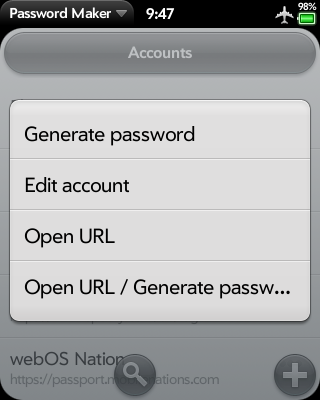 Passwordmaker Screenshot 2